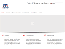 Tablet Screenshot of pontex-it.com